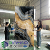 PVC Panel for Wine Cellar – Rustic Stone Pattern, Mold-Resistant & Insulating