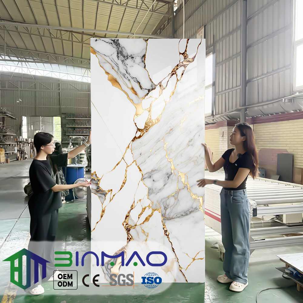 Elite Wall Panels – PVC, WPC, UV & SPC with Carbon Crystal Surface, Bamboo Fiber Reinforced & Impact-Resistant Design