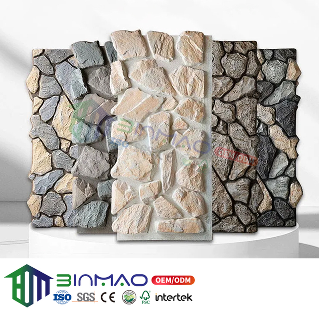 Lightweight Polyurethane Imitation Stone Panels for Interior & Exterior Wall Decoration