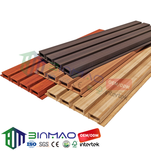 Binmao WPC Fluted Panel – Durable Vertical Groove Wall Cladding for Construction Projects