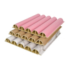 Indoor WPC 180 Five Semicircular Fluted Panels-B009-Modern Seamless Fit Hotel Lobby Design