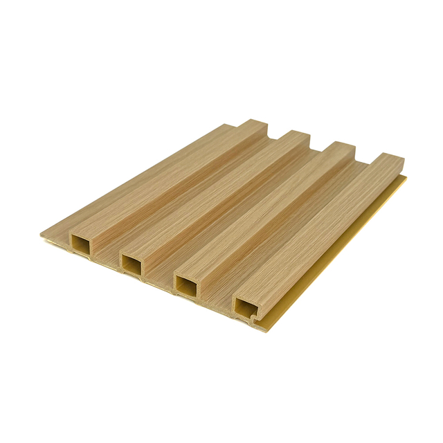 Indoor 160 WPC Fluted Panels-B001-Waterproof Flame Retardant Formaldehyde Free