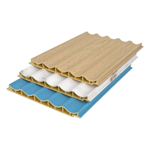 Indoor WPC 5 150 Five Concave Fluted Panels-B003- Moisture Resistant Eco-Friendly Wall Design