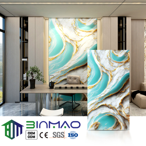 Luxury Marble-Effect PVC Wall Panels – Waterproof & Fire-Resistant Decorative Boards