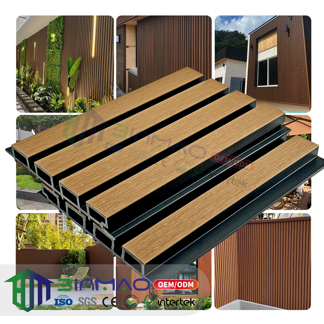 Modern WPC Fluted Wall Panel for Exterior & Interior Decorative Cladding