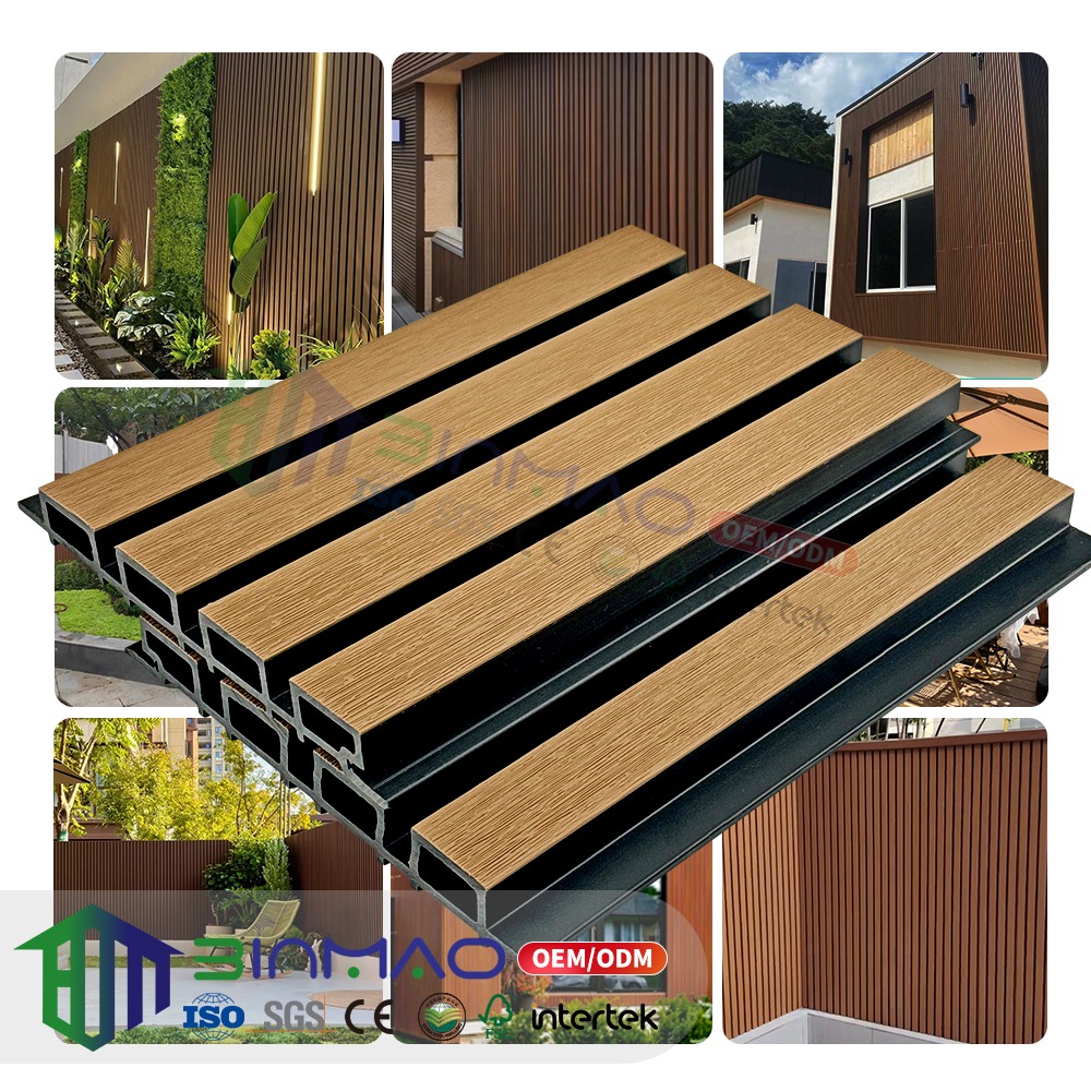 Modern WPC Fluted Wall Panel for Exterior & Interior Decorative Cladding