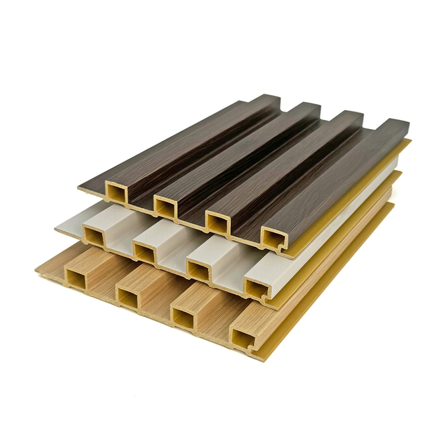 Indoor 160 WPC Fluted Panels-B001-Waterproof Flame Retardant Formaldehyde Free