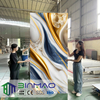 Stone Texture PVC Wall Panel Series – Waterproof & Fire-Resistant Decorative Wall Cladding