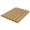 Indoor WPC 150 Six Semicircular Fluted Panels-B004-Moisture Resistant Wall Design with Thermal Insulation