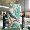 Luxury Marble-Effect PVC Wall Panels – Waterproof & Fire-Resistant Decorative Boards