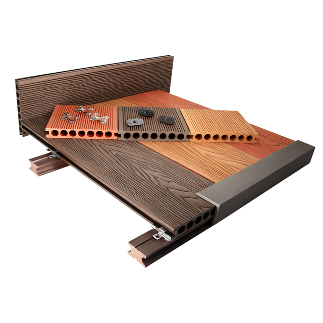 Outdoor WPC Flooring Waterproof for Garden & Bridges