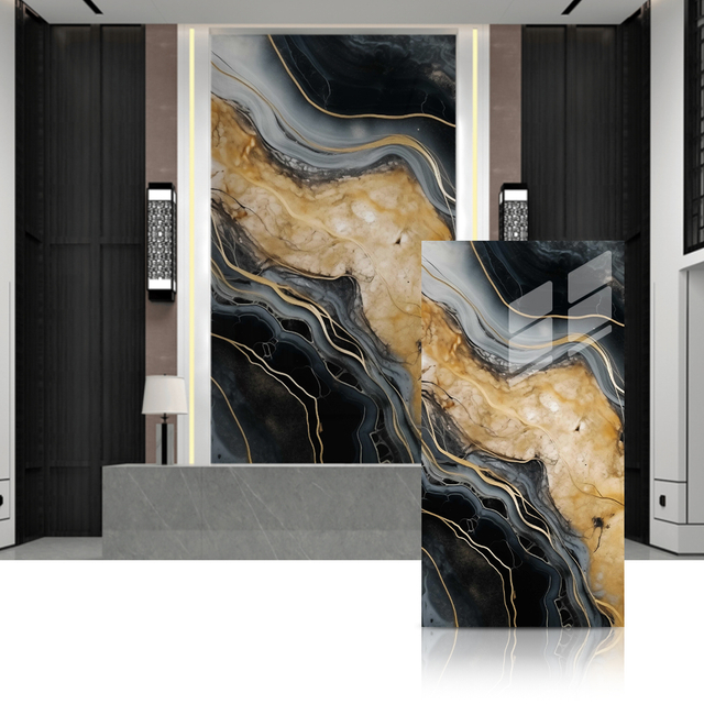 PVC Panel for Wine Cellar – Rustic Stone Pattern, Mold-Resistant & Insulating