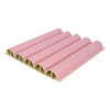Indoor WPC 180 Five Semicircular Fluted Panels-B009-Modern Seamless Fit Hotel Lobby Design