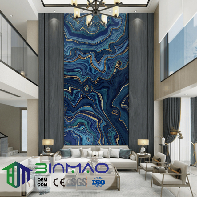 PVC Panel for Spa Resort – Calming Stone Effect, Moisture-Resistant & Warm-Tone