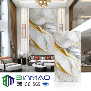 Stone Pattern PVC Wall Cladding – Luxury Decorative Panels for Interior Walls