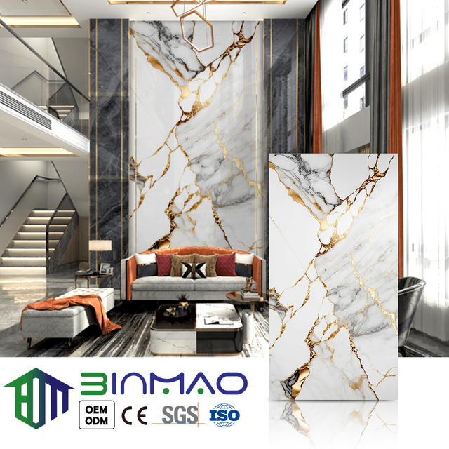 Elite Wall Panels – PVC, WPC, UV & SPC with Carbon Crystal Surface, Bamboo Fiber Reinforced & Impact-Resistant Design