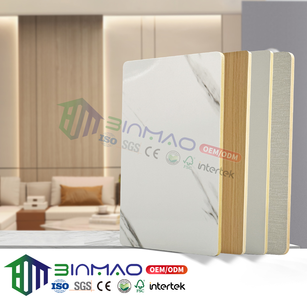 Modern Impact-Resistant Wall Cladding – Eco E0 Grade Waterproof & Fire-Safe Decorative Panel for Interior Walls