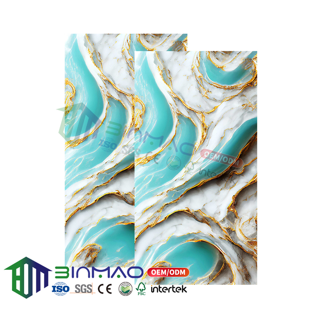 Contemporary Wall Panel Series – PVC, WPC, UV & SPC with Carbon Crystal Texture, Bamboo Fiber Structure & Anti-Impact Technology