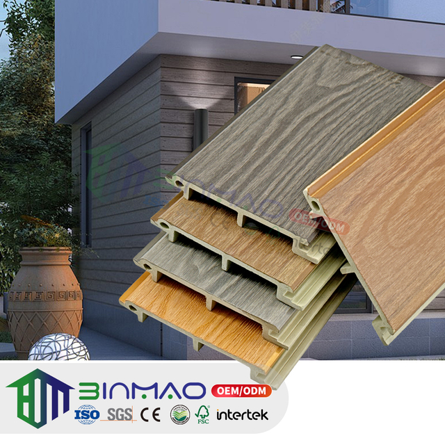 Modern Composite WPC Exterior Facade Panels for Outdoor Wall Decoration