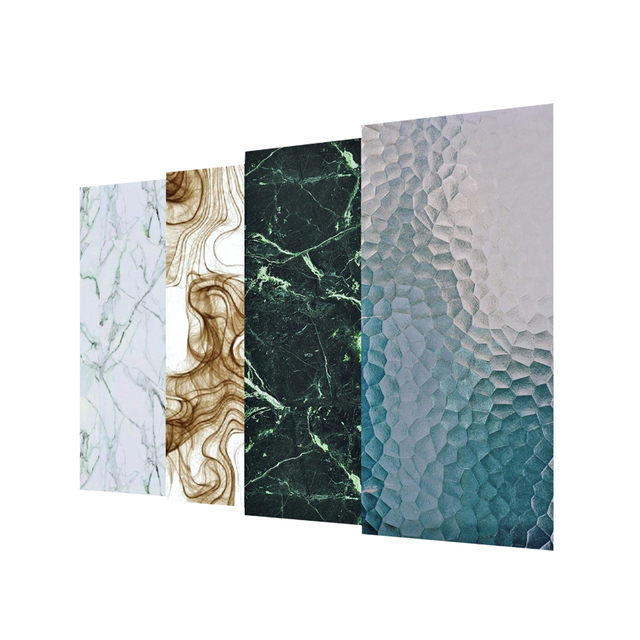 Non-Warping SPC Wall Panels Green Material Scratch-Resistant Simple Install