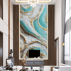 High-Gloss Waterproof SPC UV Marble Wall Panel for Interior Decoration