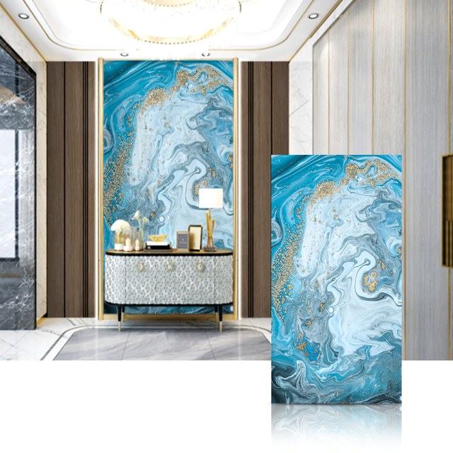 Modern Decorative PVC, WPC, UV & SPC Wall Panels with Carbon Crystal Texture, Shock-Resistant Design & Bamboo Composite Core