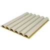 Indoor WPC 150 Six Semicircular Fluted Panels-B004-Moisture Resistant Wall Design with Thermal Insulation