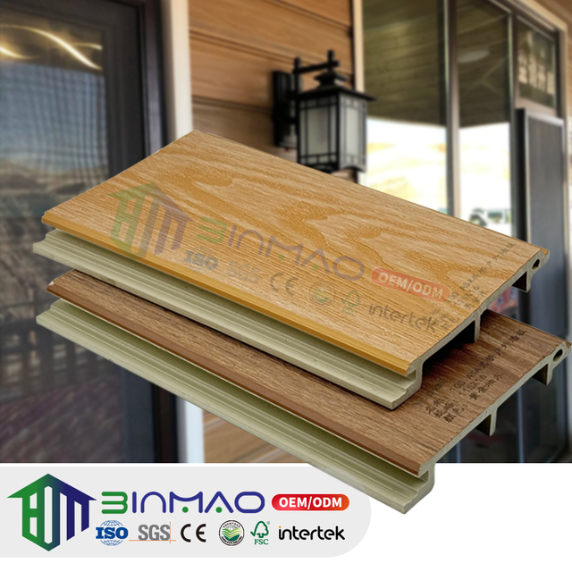 Modern Composite WPC Exterior Facade Panels for Outdoor Wall Decoration