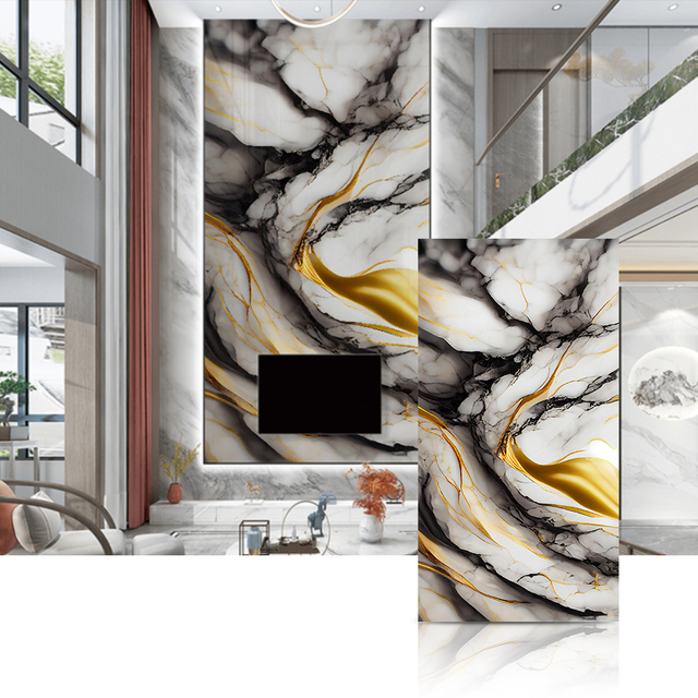 Luxury Stone Texture Wall Panel Series – Fireproof & Waterproof Decorative Boards