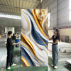 Stone Texture PVC Wall Panel Series – Waterproof & Fire-Resistant Decorative Wall Cladding