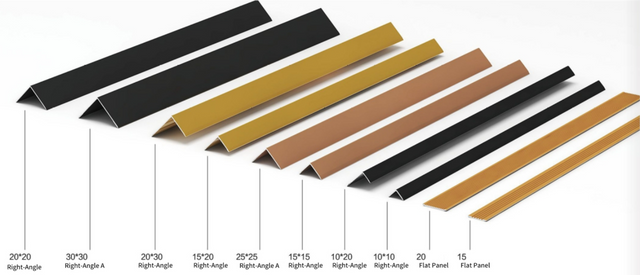 Aluminum Decorative Lines-Right Angle Series