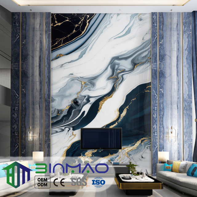 PVC Panel for Art Gallery – Elegant Stone Finish, Scratch-Resistant & Lightweight