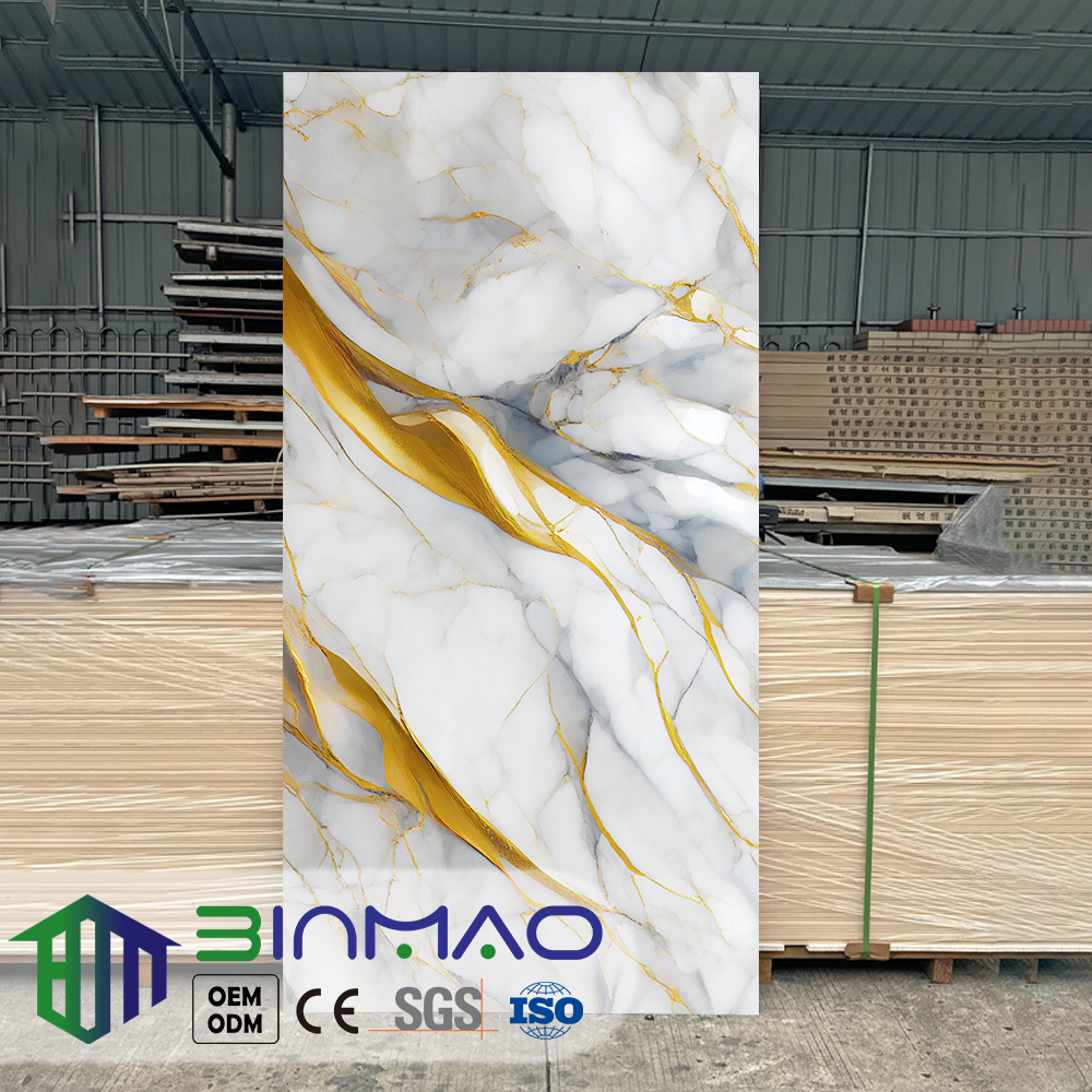 Stone Pattern PVC Wall Cladding – Luxury Decorative Panels for Interior Walls