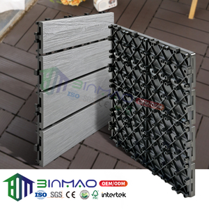 Outdoor Snap-Lock Deck Tiles – Durable Modular Composite Flooring for Patio, Balcony & Garden