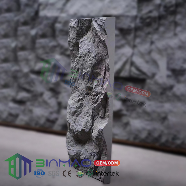 Outdoor Weatherproof PU Stone Wall Panels for Villa and Garden Facades