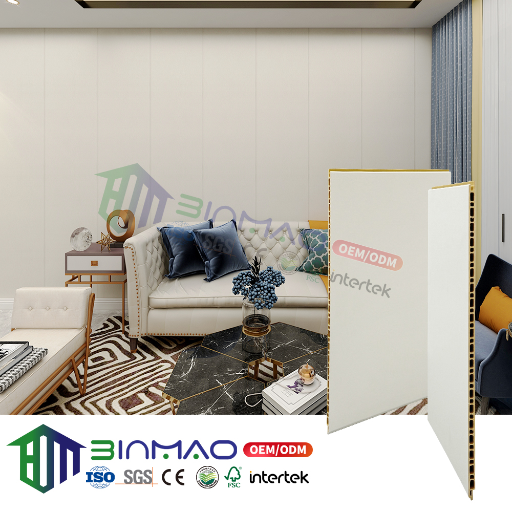 Binmao Bamboowood Fiber Panel — Eco-Friendly Interior Wall Cladding with Waterproof & Thermal Insulation Features