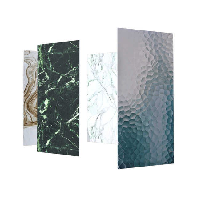 Non-Warping SPC Wall Panels Green Material Scratch-Resistant Simple Install