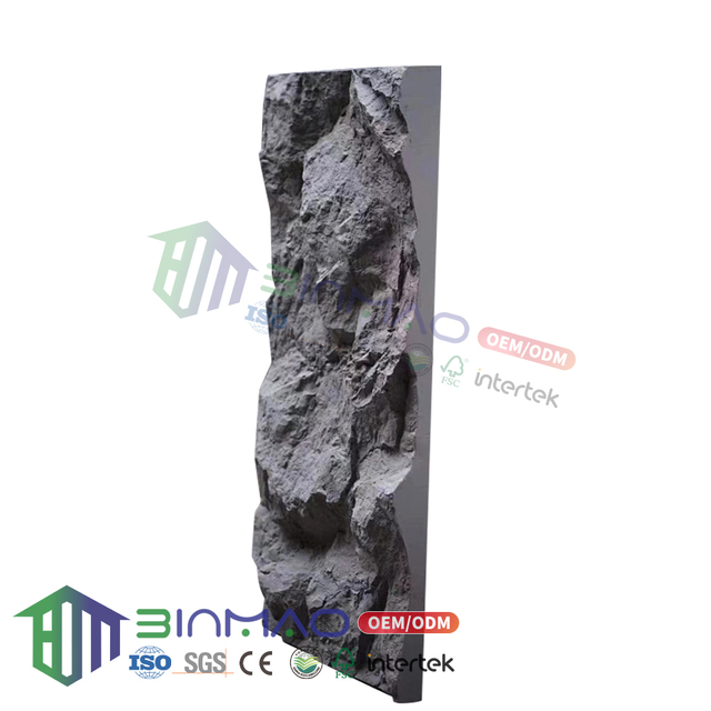 Outdoor Weatherproof PU Stone Wall Panels for Villa and Garden Facades