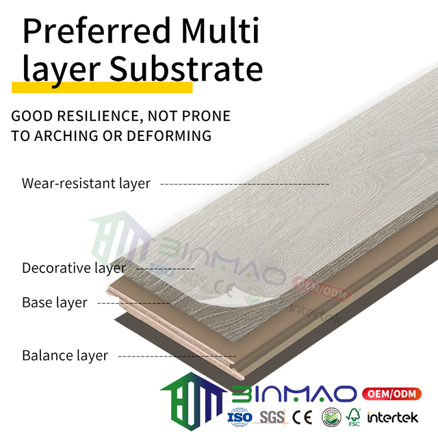 Waterproof Seamless SPC Flooring for Modern Interiors – Fireproof & Eco-Friendly Vinyl Planks for Hotel, Apartment, and Office Use