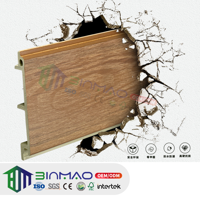 Modern Composite WPC Exterior Facade Panels for Outdoor Wall Decoration