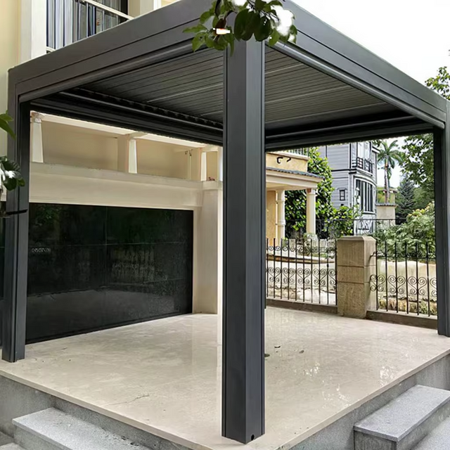 Simple Install Aluminum Pergola Gazebo for Backyard Patio and Garden