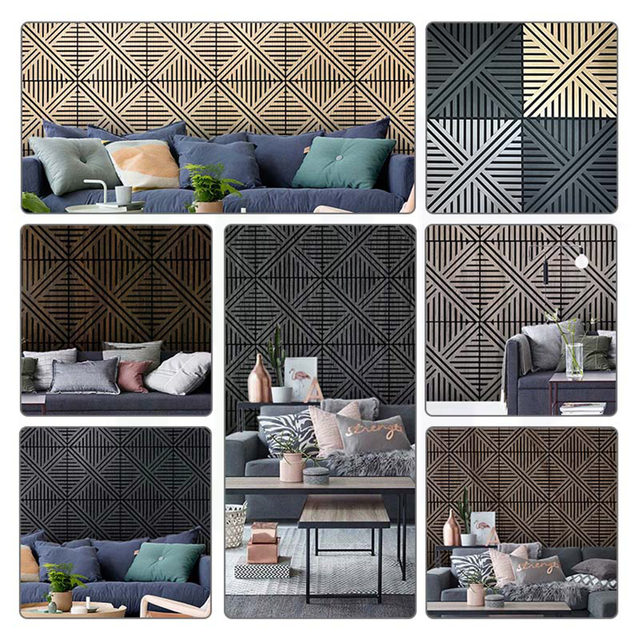 Classic Acoustic Absorption Panels – Decorative Soundproof Boards for Multi-Scene Interiors