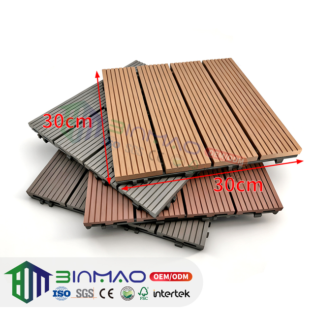 Outdoor Snap-Lock Deck Tiles – Durable Modular Composite Flooring for Patio, Balcony & Garden