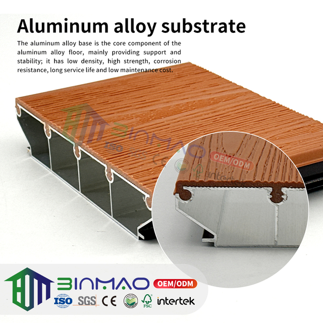 Premium Outdoor Aluminum Decking Panels — Waterproof & Anti-Slip Deck Floor for Garden, Poolside, Balcony & Terrace