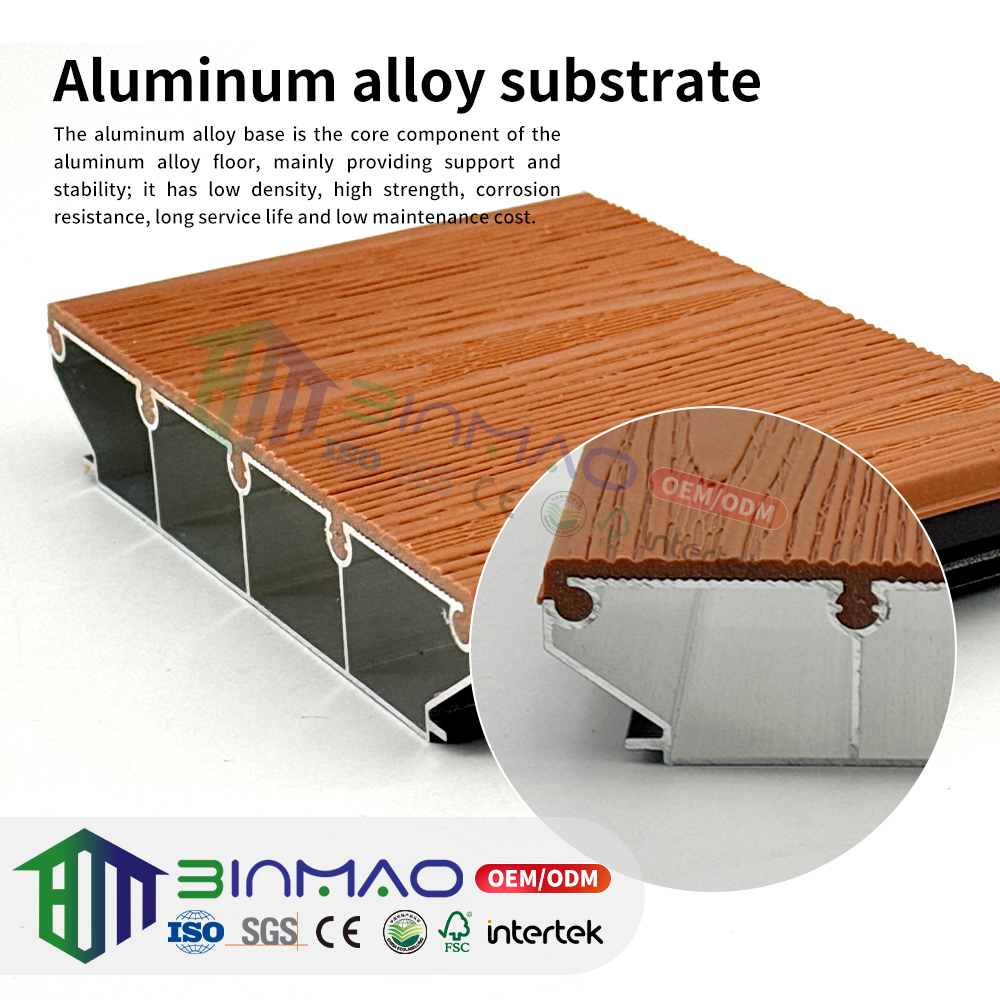 Premium Outdoor Aluminum Decking Panels — Waterproof & Anti-Slip Deck Floor for Garden, Poolside, Balcony & Terrace