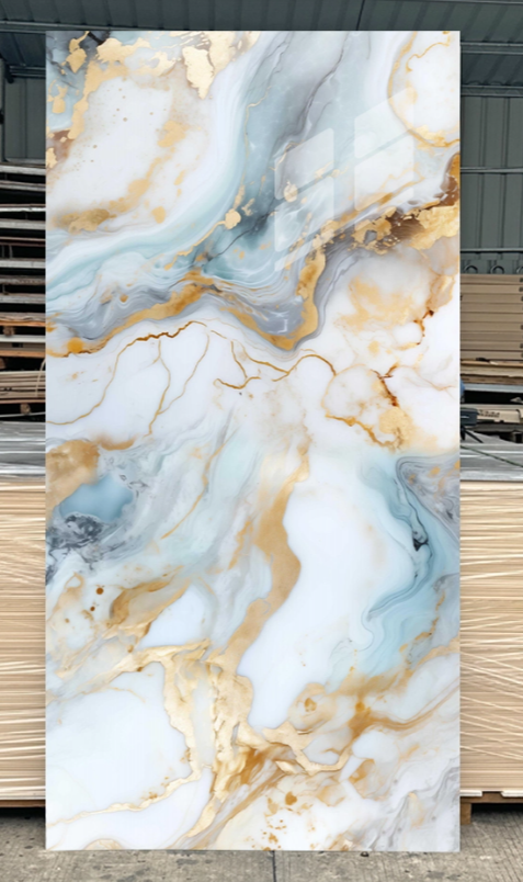 UV SPC Waterproof Wall Panels Wet Area Interiors